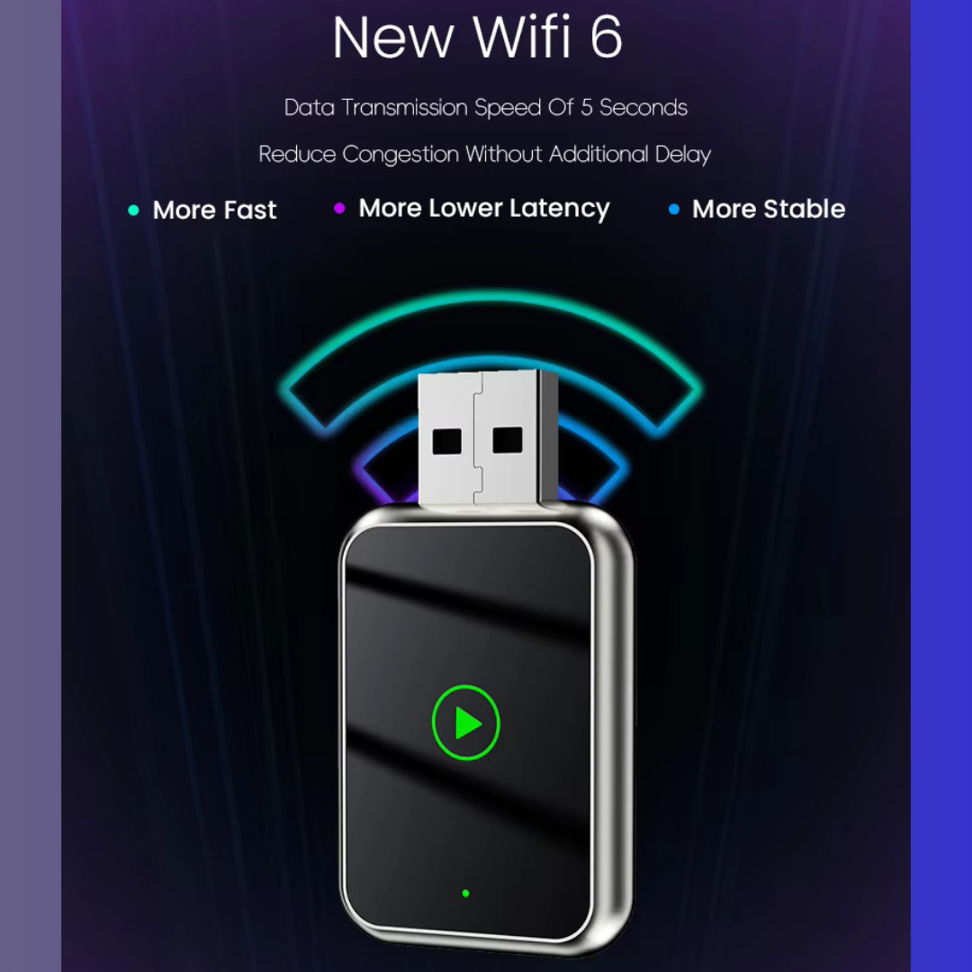 Wireless Carplay Adapter For iPhone & Android Auto