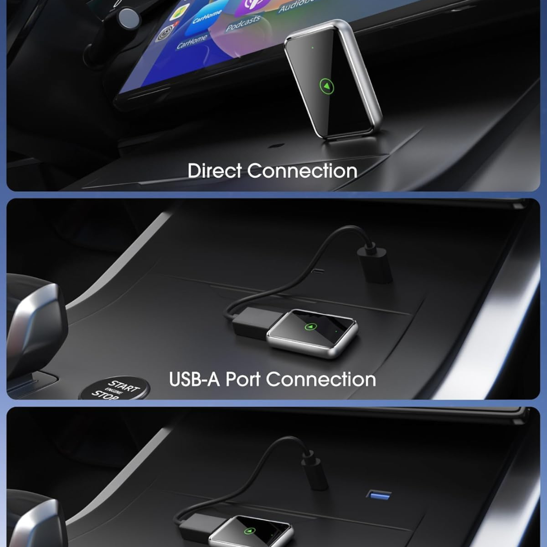 Wireless Carplay Adapter For iPhone & Android Auto