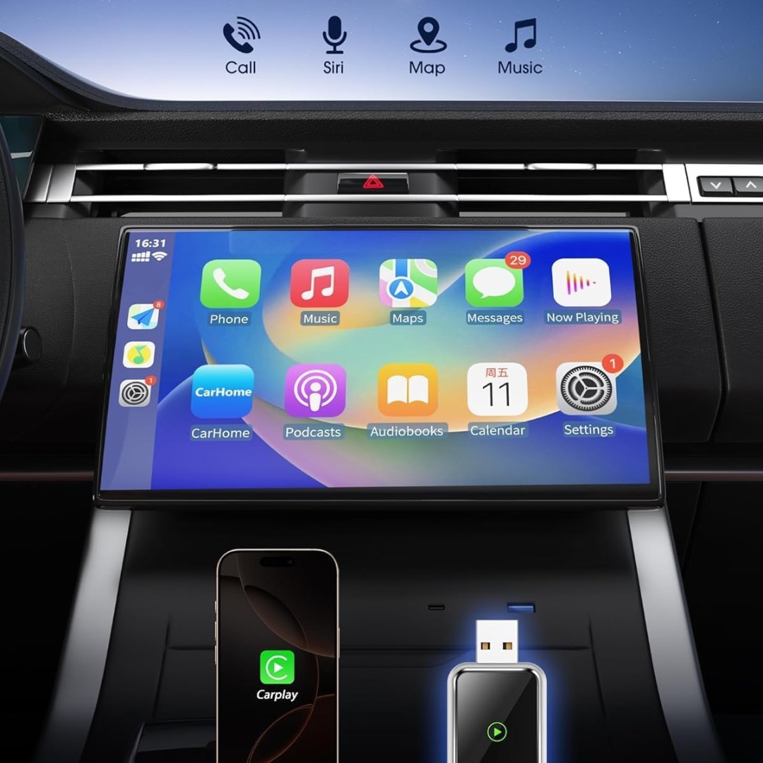 Wireless Carplay Adapter For iPhone & Android Auto